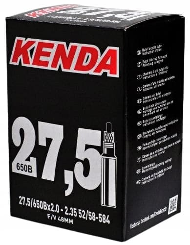KENDA Tube 27,5x2,0/2,125/2,25/2,35 FV PRESTA 48