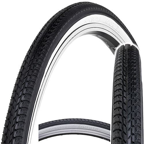 KENDA COURIER -RENGAS 26x1 3/8 VALKOINEN SIVU (37-590)