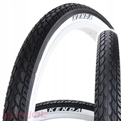KENDA K924 sähköpyörän rengas 26x1.75 (47-559) valkoinen sivu