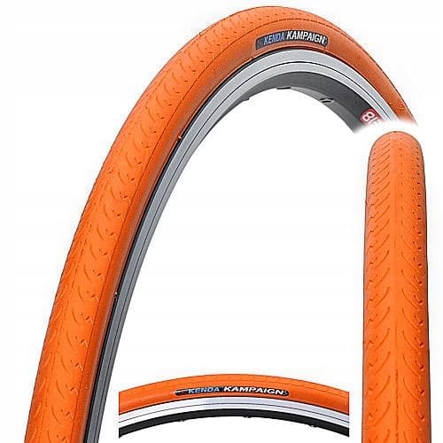 KENDA TIRE 700 x23C KAMPANJ ORANGE ROAD