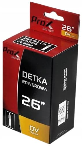 Sisäkumi 26 x 1.75/1.95/2.125 DV 40mm POLKUPYÖRÄN PROX
