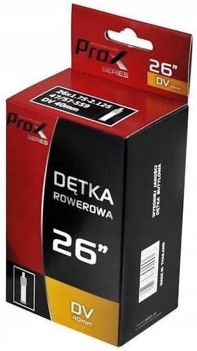 Sisäkumi 26 x 1.75/1.95/2.125 DV 40mm POLKUPYÖRÄN PROX