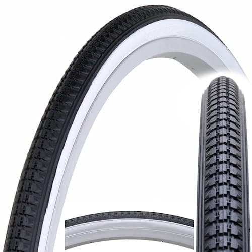 VEERUBBER CYKELDÄCK 32-630 27x1 1/4 VIT SIDADÄCK