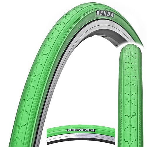 KENDA DÄCK 700 x 25c K152 LANDSVÄG SMOOTH GREEN