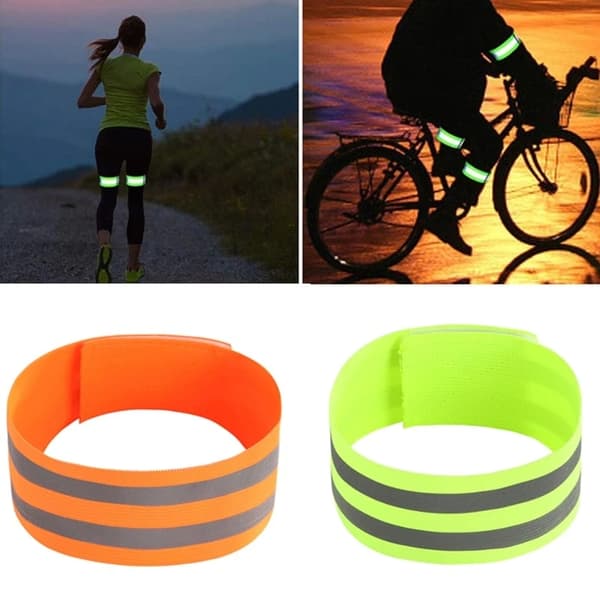 4 stk stribe reflekterende armbånd