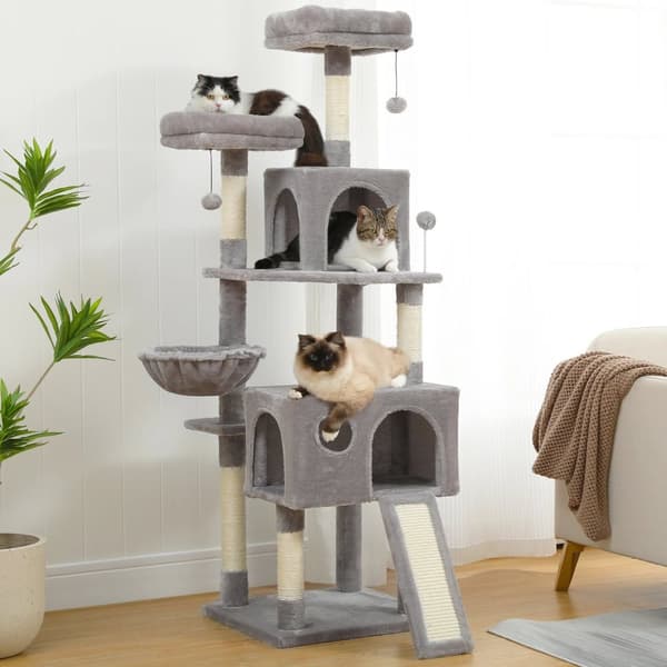 Katt Träd Hus Torn Lägenhet, Klöspelare, Inomhus Kattunge Hopp Leksak