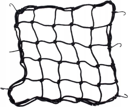 Kurvenet EB342 Sort 30x30 cm 6 kroge
