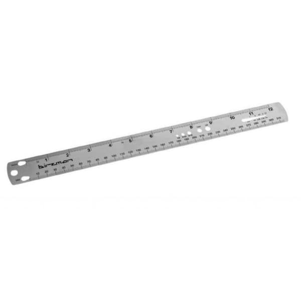 Birzman ekerlinjal - Silver - TU - Rostfritt stål - Mått upp till 310 mm
