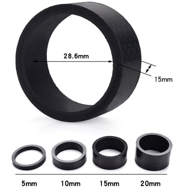 Carbon Fiber Cykel Headset Spacer