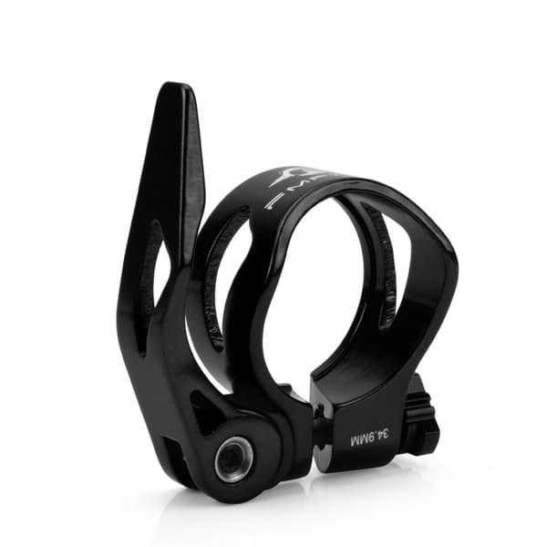 Hurtigfeste sykkelseteklemme 34,9 mm Sort