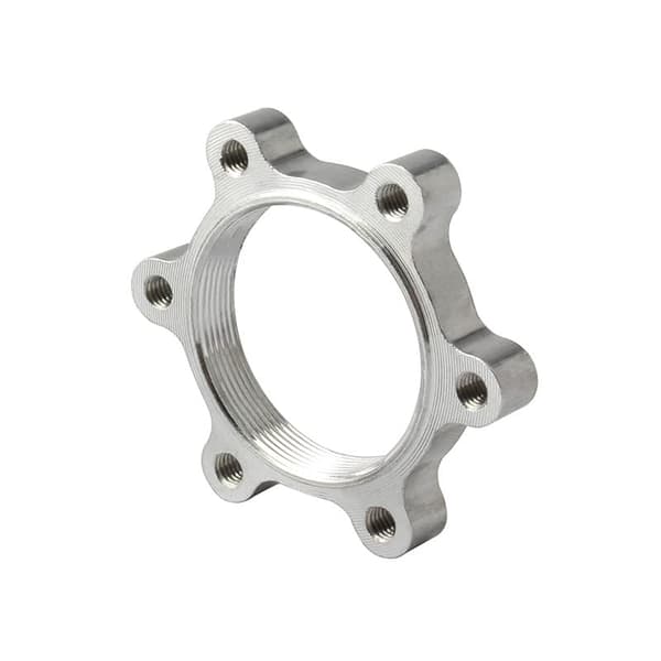 Cykel frihjulsgängad navskiva 6 bultar aluminiumlegering