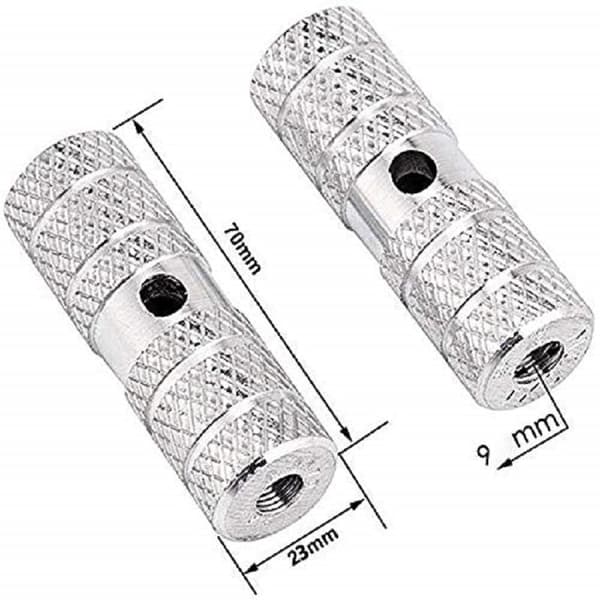 Cykelpinde bagfødder pedaler aluminiumslegering 1 par