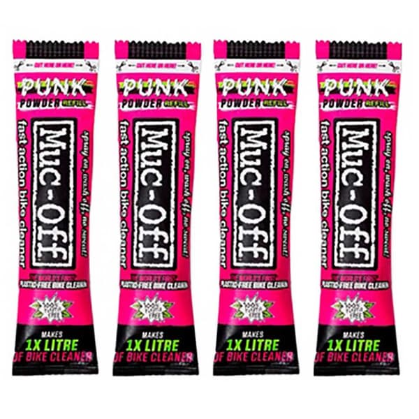 Muc Off Pyörän Puhdistusainesarja Punk Powder 4 Yksiköt Pinkki