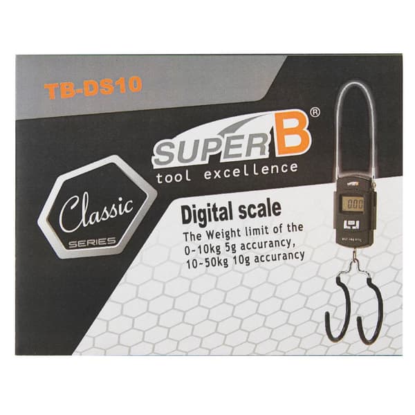 Super B Digitaalinen Asteikko Tb-ds 10 Musta