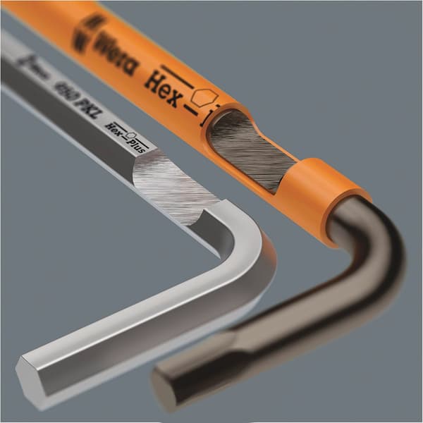 Wera 950/9 Hex-plus Hf 1 L-key Set Flerfarvet