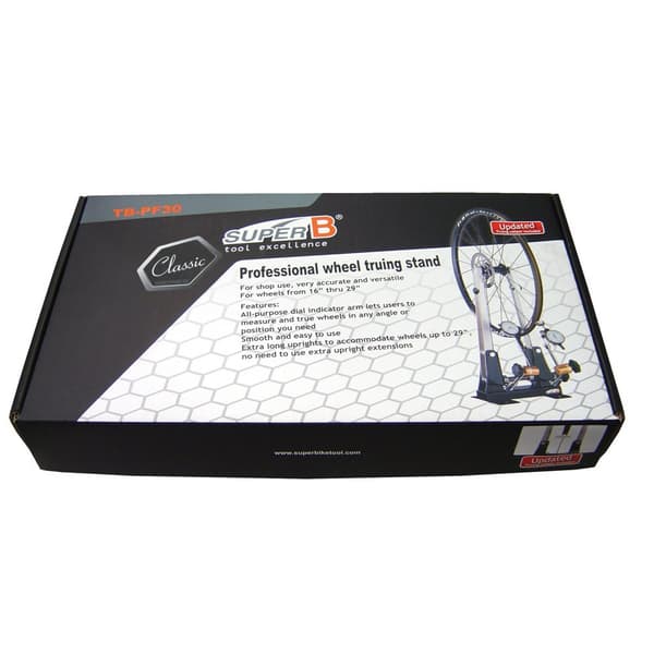 Super B Wheel Truing Stand Oranssi,Musta 16-29´´