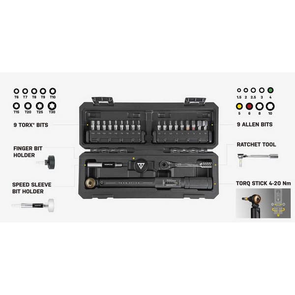 Topeak Momentnyckellåda 4-2 Nm Silver