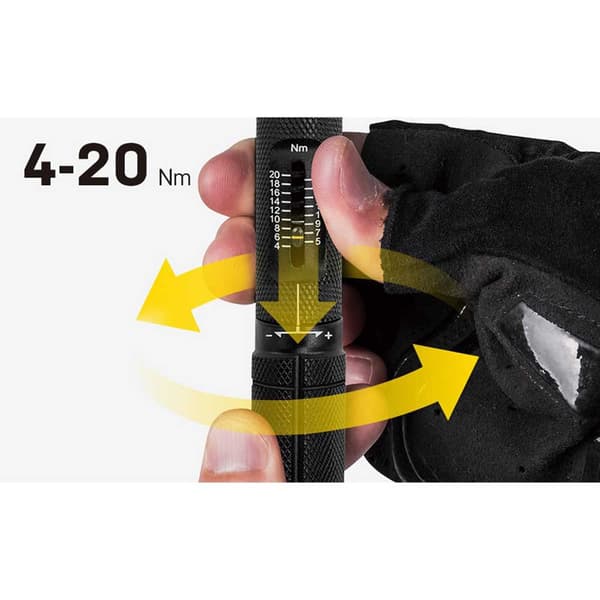 Topeak Momentnyckellåda 4-2 Nm Silver