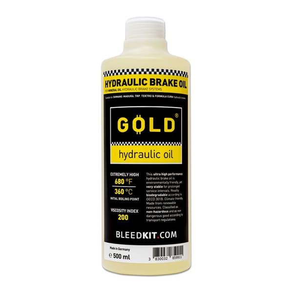 Bleedkit Bremseolie Mineralsk Gold 500 Ml Transparent