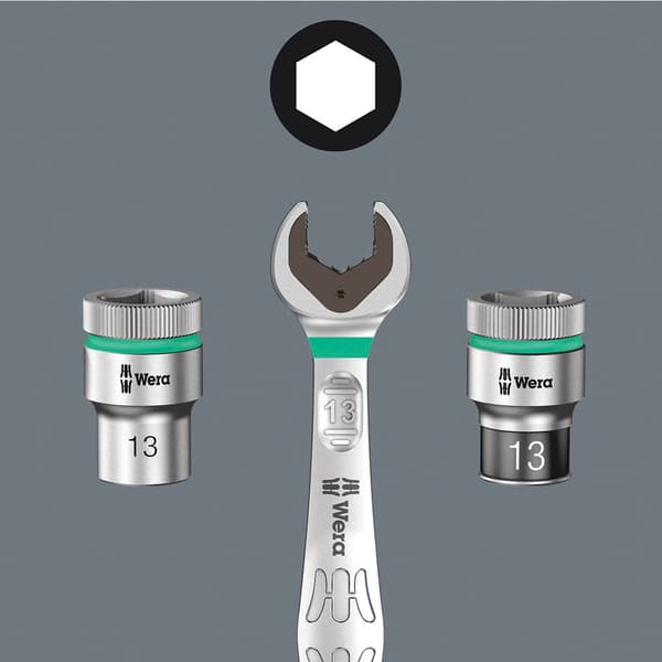 Wera Joker Set 11 Parts Combination Ratchet Wrenches Søvfarvet