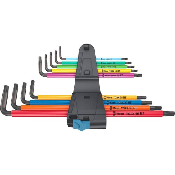Wera 967/9 Tx Xl Hf 1 L-key Set Flerfarvet