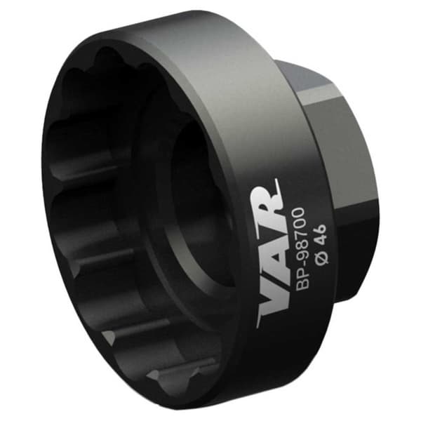 Var Bottom Bracket Tool 48.5 Mm Musta 16 Grooves