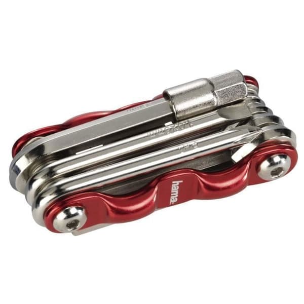 Cykelverktygsset - Hama - 00178128 - Metallisk - Röd - Insexnyckel 2-8 mm