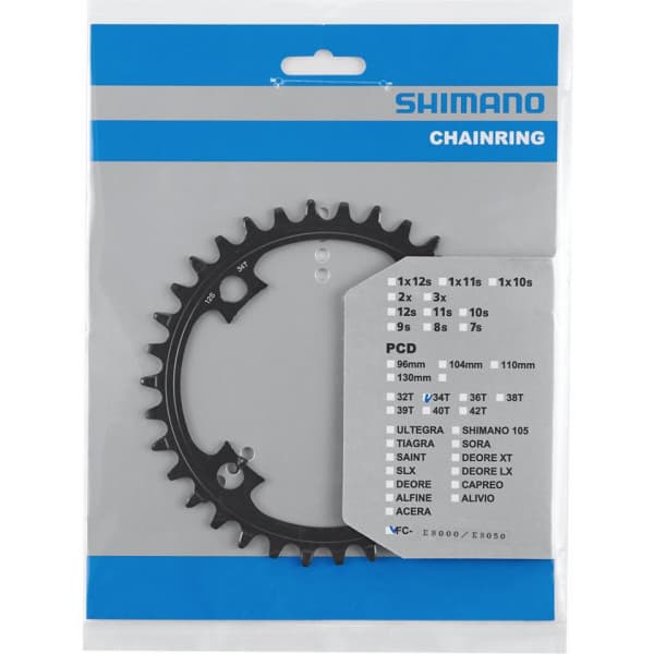 Shimano 34T -framdrev, BCD 104 mm, 12-v