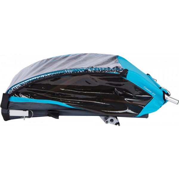 Thule Coaster XT -tosæde børnecykelvogn, blå