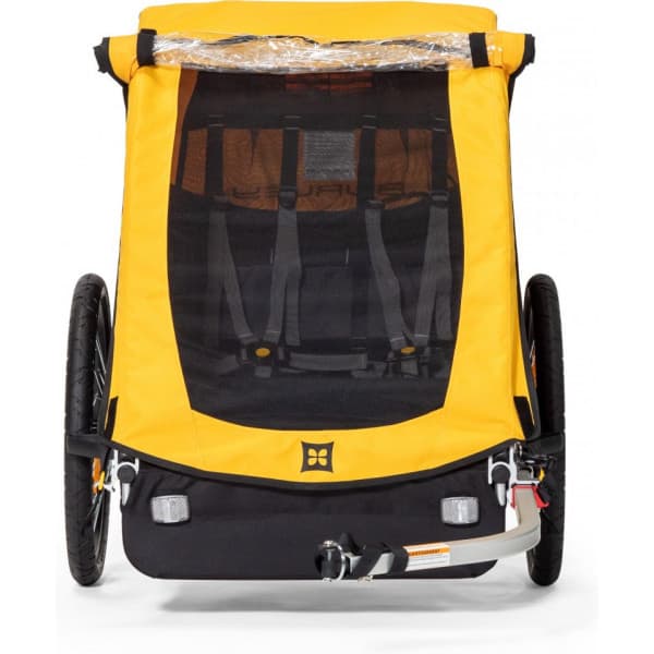 Burley Bee Double - dubbel barnvagn för transport
