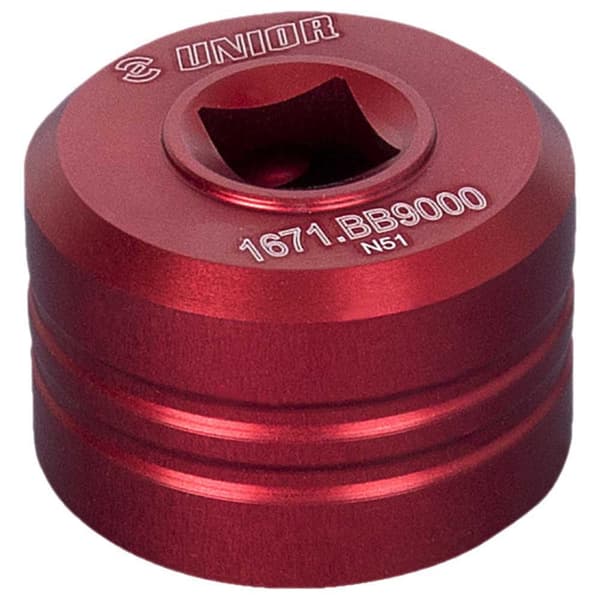Unior Pohjalevyn Pistoke Bb9000 39.4 Mm Punainen