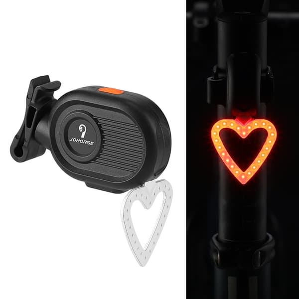 INF Ladattava pyörän takavalo, COB-valo Heart type