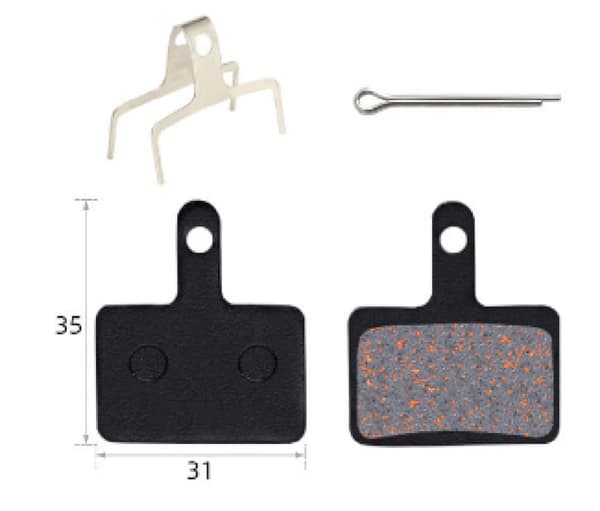 INF Bremseklossskive for Shimano Deore M315 /M355 /M375