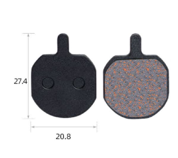 INF Skivebremseklosser TP-04B for Hans MX3, MX4, MX5, CX5, Helix3, X5