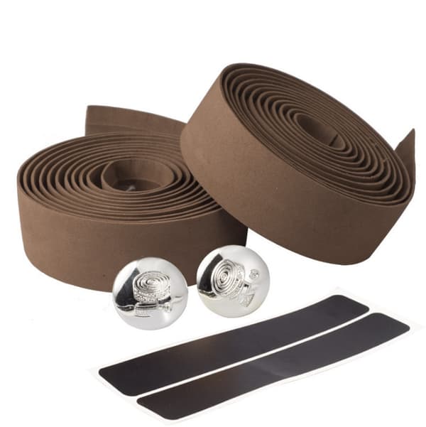 INF Sklisikkert styretape for sykkel (4-pack) Brun