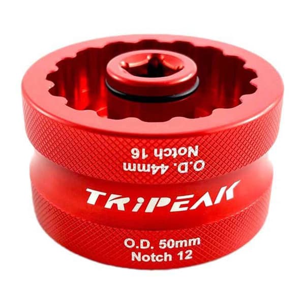 Tripeak Bundnøgle 16/12t 44/55 Mm Rød