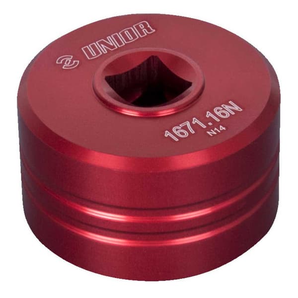 Unior Pohjakiinnikkeen Pistorasia Hollowtech 42.7 Mm Punainen