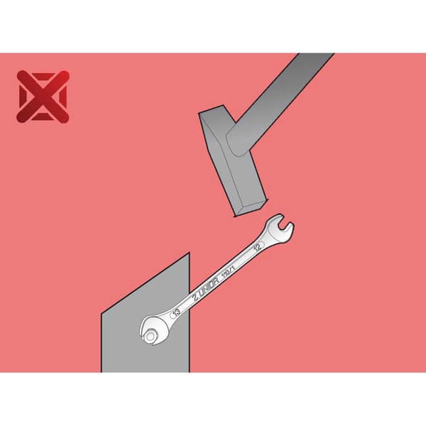 Unior Værktøj 8 Open End Wrench Set Søvfarvet 6-22 mm