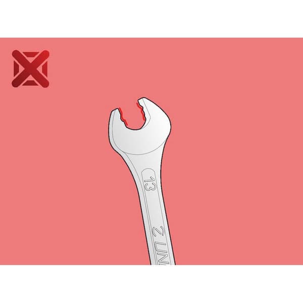 Unior Værktøj 8 Open End Wrench Set Søvfarvet 6-22 mm