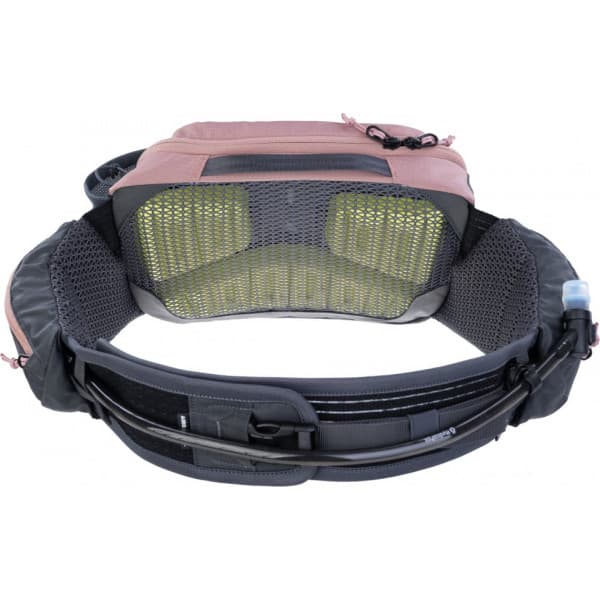 Evoc HIP PACK PRO 3 vyölaukku 1,5 l juomarakolla, pinkki/harmaa