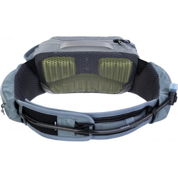 Evoc HIP PACK PRO 3 vyölaukku 1,5 l juomarakolla, siniharmaa