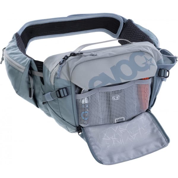 Evoc HIP PACK PRO 3 vyölaukku 1,5 l juomarakolla, siniharmaa