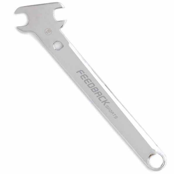 Feedback Työkalu Pedal Wrench/axle Nut Wrench Hopeinen 15 mm
