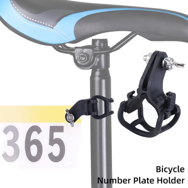 Cykelnummerskylthållare & ficklampa monteringsset 0
