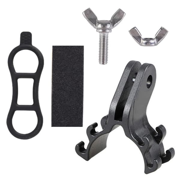 Cykelnummerplåtshållare & Ficklampsfäste Set 0