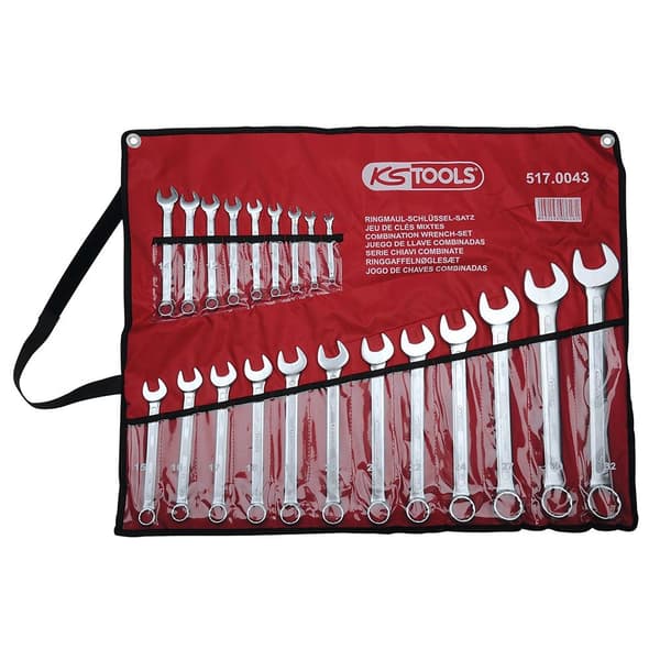 Ks Tools Rengasavainsarja Kulmikas 21 6-32 Mm 6-32 Mm Hopeinen