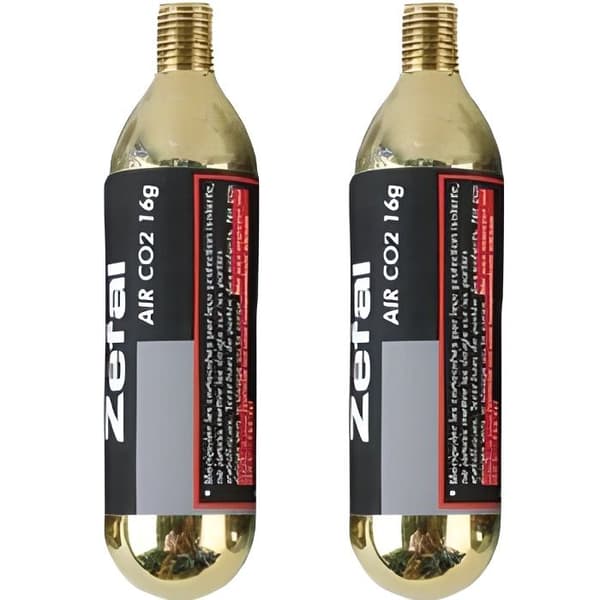 ZEFAL 16g gängad CO2-patron - för MTB - set om 2