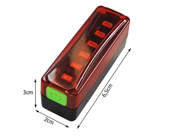 Baglygte / LED-lampe til Cykel – Cykellygte