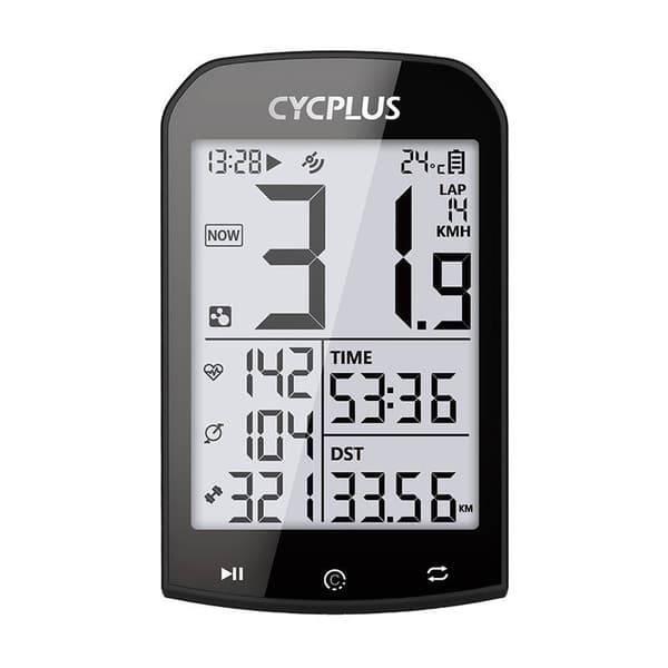 GPS-pyörätietokone Cycplus M1 - yhteensopiva Stravan, Trainingpeaksin jne.