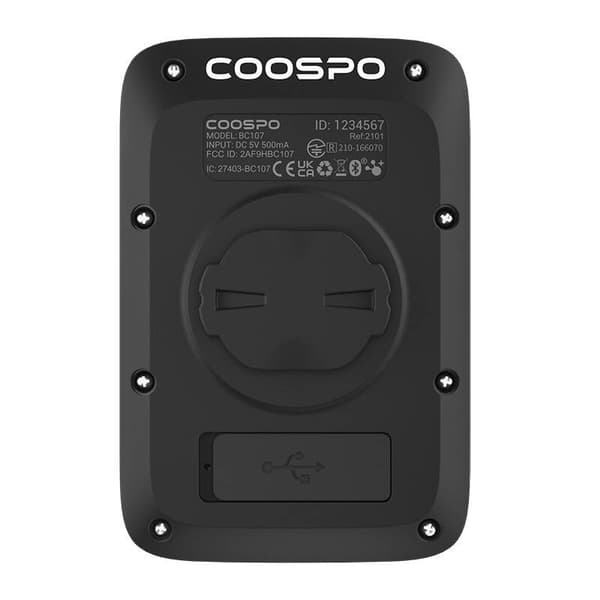 Cykeldator Coospo BC107 kompatibel med z: Strava, Trainingpeaks etc.